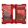 4932479854 Estoig de 39 peces amb broques multimaterial, broques per a metall Red Hex i puntes d'ator (UD)