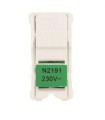 N2191 VD-LÀMPADA LED PER MECANISMES AMB VISOR INTERRUPTOR/POLSADOR ZENIT VERD-NIESSEN (UD)