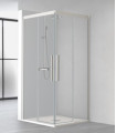 IMPEX - MAMPARA WI-220 WIND ANGULAR 4FULLES (2F+2C) 70X90 BLANC TRANSP. (UD)