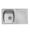 F16742-FREGADOR VIENA 1 SI AMB ESCOLLIDOR 800 X 480MM-PLASTIMODUL ()