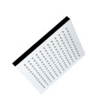 98672-RUIXADOR DUTXA QUADRAT KUBE 200X200MM - CLEVER ()