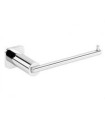 BASI.91.CR-PORTARROTLLS SENSE TAPA BASIC 14x3,5x6,5cm EN LLAUTÓ I ZAMAK CROMAT-PyP (UD)