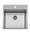 F16756 FREGADOR 1 SI S/ENCIMERA (opcional b/encimera) BOSTON 500 X 500-PLASTIMODUL (UD)