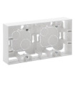 665399-CAIXA SUPERFÍCIE NILOÈ 2 ELEMENTS ALUMINI-LEGRAND (UD)