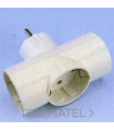 131B-ADAPTADOR BIP.BL.TRIPLE DERIVACIÓ-FENOPLÀSTICA (UD)