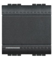 L4005M2A-POLSADOR 1 POLO NO 10A AMB 2 MÒDULS LIVING EN COLOR ANTRACITA-BTICÍ (UD)