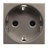 N2288 AN-BASE D'ENDOLL 2P+T LATERAL SCHUKO ZENIT ANTRACITA-NIESSEN (UD)