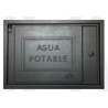 BLC710-NG MARC I TAPA DE REGISTRE EN ALUMINI NEGRE 300X450 (UD)