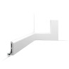 SX183-RAL9003 SÒCAL CASCADE PINTAT BLANC 9003 L 200 x H 7,5 x A 1,3 cm (UD)