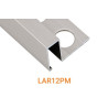 LLISTELL ALUMINI 10X12 PLATA MATE 2,6 MT LAR12PM * (UD)