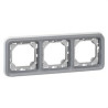 069687-CAIXA ENCASTAR HORITZONTAL 3 POSICIONS PLEX GRIS-LEGRAND (UD)