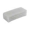 20971-RECAMBI 3 ESTROPAJO MOLT suau-25cm BLANC-RUBI ()