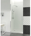 IMPEX - MAMPARA 1220+1211 OPEN COMBI A (P. ABATIBLE TANCAMENT IMAN) 75CM CROM TRANSP. (UD)