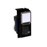 KG4279C6-BASE RJ45 CAT6 UTP LIVING NOW 1 MÒDUL PER A TRANSMISSIÓ DE DADES/TELEFONIA, DARK-BTICÍ (UD)