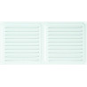 REIXETA VENTILACIÓ LACAT BLANCA 15X30 REF. HV01901 (UD)