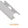 GUARDACANT ALUMINI TA PLATA MATE 12MM 2,6 MT OA105PM * (UD)