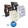 9751-081-01-REIXA GRAVETAT 190x190 ABS BLANC-VECAMCO ()