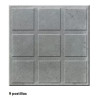 PANOT 9 PASTILLES GRIS 20X20X4(16 M2/PLT) 25 PZS/M2 (M2)