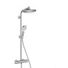 Conjunt de dutxa fixa,amb termòstat,HansGrohe,amb barra,capçal 240mm,oval,crom (UD)