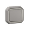 069811L-COMMUTADOR PLEX COMPLET ENCASTAT, 10AX, GRIS-LEGRAND (UD)