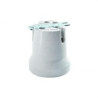 4950.1-PORTALÀMPARES E-40 PORCELANA AMB ESQUADRA-FENOPLÀSTICA (UD)