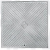 000701 MARC I TAPA ALUMINI 20X20 (UD)