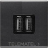 N2285 AN-TOMA CARREGADOR USB 2m 2x750mA/5V ZENIT ANTRACITA-NIESSEN (UD)