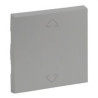 864330-TECLA NILOÈ STEP DOBLE PER A MECANISMES PER A TENDALS I PERSIANES, ALUMINI-LEGRAND (UD)