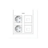 T1120 BL-KIT 2 COLUMNES 2BL+2RJ SUPERFÍCIE BLANC-NIESSEN (UD)
