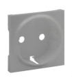 864320-FRONTAL NILOÈ STEP PER A BASE DE CORRENT 2P+T, ALUMINI-LEGRAND (UD)