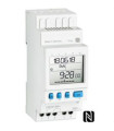IH TER MC0-INTERRUPTOR HORARI DIGITAL MODULAR SETMANAL, 1 CANAL, PROGRAMABLE PER NFC-DINUY (UD)