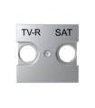N2250.1 PL-TAPA PRESA TV-R/SAT ZENIT PLATA-NIESSEN (UD)