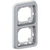 069685-CAIXA ENCASTAR VERTICAL 2 POSICIONS PLEX GRIS-LEGRAND (UD)