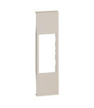 KM07-PLACA FRONTAL LIVING NOW 1 MÒDUL PER A RJ45 I ADAPTADORS KEYSTONE, SAND-BTICÍ (UD)