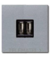 N2285 PL-PRESCA CARREGADOR USB 2m 2x750mA/5V ZENIT PLATA-NIESSEN (UD)