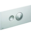 Polsador WC encastat, Viega, rectangular, acabat cromat fosc. (UD)