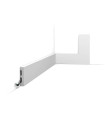 SX157-RAL9003 SÒCAL SQUARE PINTAT RAL 9003 L 200 x H 6,6 x A 1,3 cm (UD)