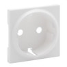 864120-FRONTAL NILOÈ STEP PER A BASE DE CORRENT 2P+T, BLANC MATE-LEGRAND (UD)