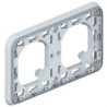 069683-CAIXA ENCASTAR HORITZONTAL 2 POSICIONS PLEX GRIS-LEGRAND (UD)