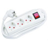 272 B-BASE TRIPLE BIPOLAR CONINTERRUPTOR +CABLE BLANC-FENOPLÀSTICA (UD)