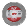 4932459164 Caixa de 10 discos de tall MILWAUKEE - Ø 125 mm x 1.0 - (UD)