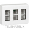 078883L-CAIXA MECANISMES SUPERFÍCIE MOSAIC-II 3 COLUMNES BLANC-LEGRAND (UD)