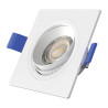 DOW-346-DOWNLIGHT MINI 7W QUADRAT ORIENTABLE 360° 38° BLANC 4000K-ATMOSS (UD)