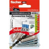 502693-KIT FIXACIÓ ACCESSORIS BANY BOSSA-FISCHER (UD)