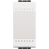 N4005A-POLSADOR NO 1P 10A AMB 1 MÒDUL EN COLOR BLANC-BTICÍ (UD)