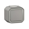 069711L-COMMUTADOR PLEX MONOBLOC DE SUPERFÍCIE, 10AX, GRIS-LEGRAND (UD)